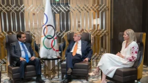 FIH President meets IOC President and President-elect