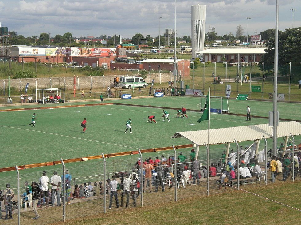 Hockey turf in Lusaka