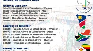 Indoor Africa Cup of Nations - Fixtures