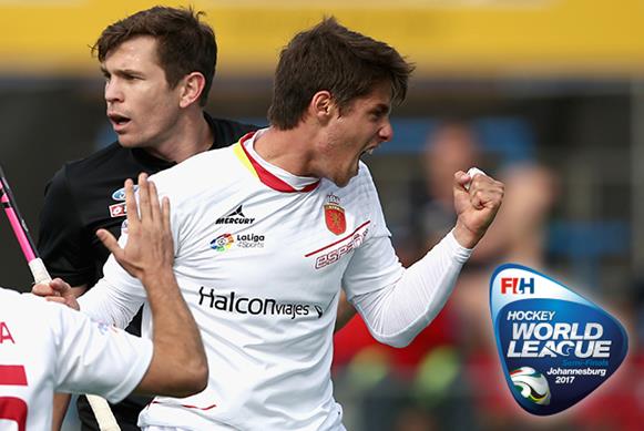 Spain battled past New Zealand in an epic encounter on Day 10 in Johannesburg. Copyright: FIH / Getty Images