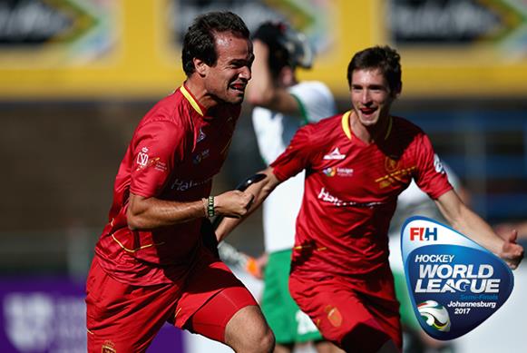 Spain were one of the four winners on Day 12 in Johannesburg. Copyright: FIH / Getty Images