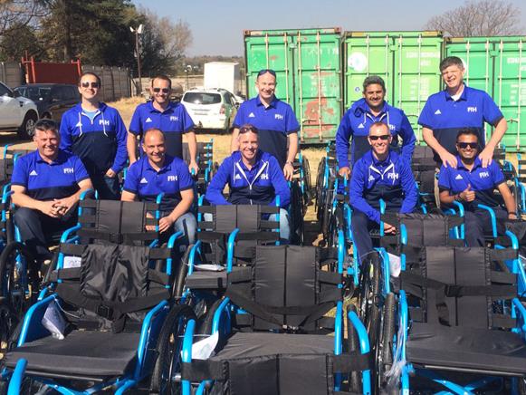 FIH Officials donated their time to charity on Mandela Day Photo: FIH