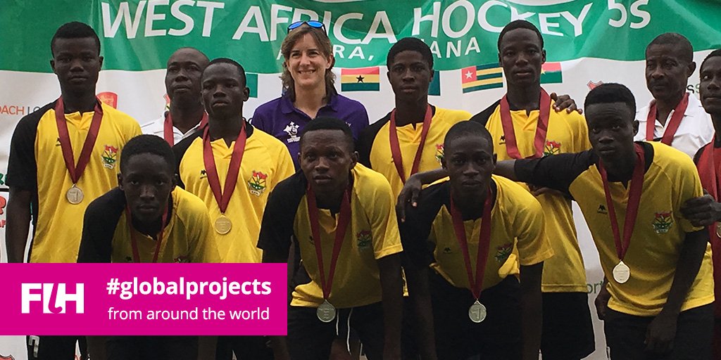 Olympic legend Dame Katherine Grainger recently visited FIH's TAP in Ghana Photo: UK Sport