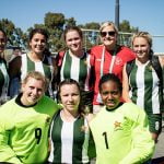 IOC Athletes' Commission Chair and Zimbabwe Olympic Committee Vice-President Kirsty Coventry proved a lucky charm for her team today Photo: FIH