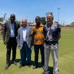 Minister of Youth & Sports Ulemu Msungama and the African Hockey Federation President & FIH EB member Seif Ahmed