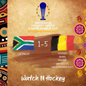 SA U21 Men beaten by Belgium in World Cup opener