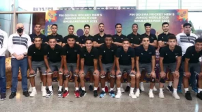 Team Egypt arrive in Bhubaneswar for the FIH Odisha Hockey Men's Junior World Cup Bhubaneswar 2021