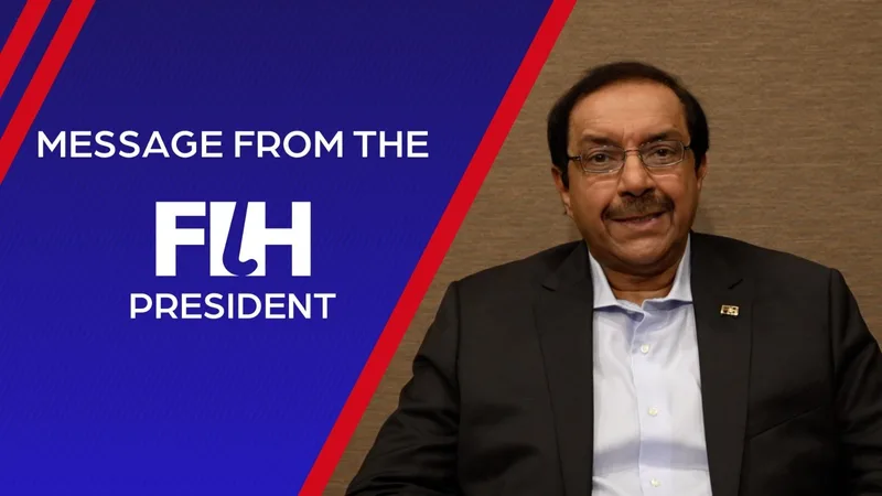“Let’s make every moment count in Olympic year 2024,” says FIH President Tayyab Ikram