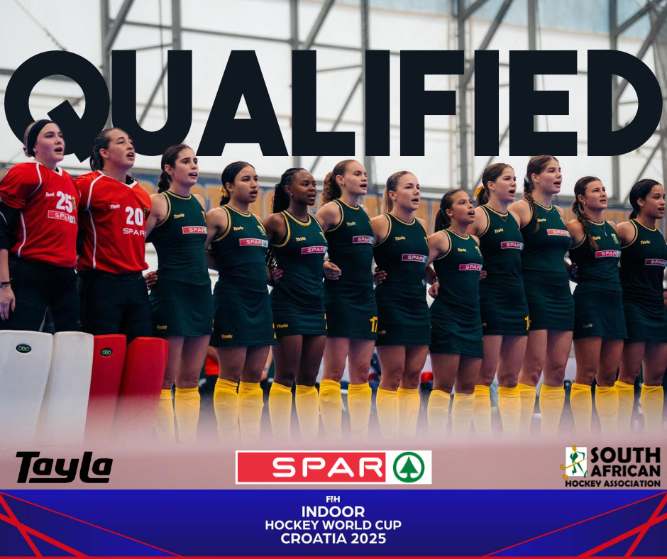 AHF:  SPAR South Africa Indoor Hockey Women Secure World Cup Qualification with Dominant Victory Over Zimbabwe