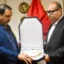 FIH President Tayyab Ikram decorated with the Collar of Honor by the Egyptian Olympic Committee