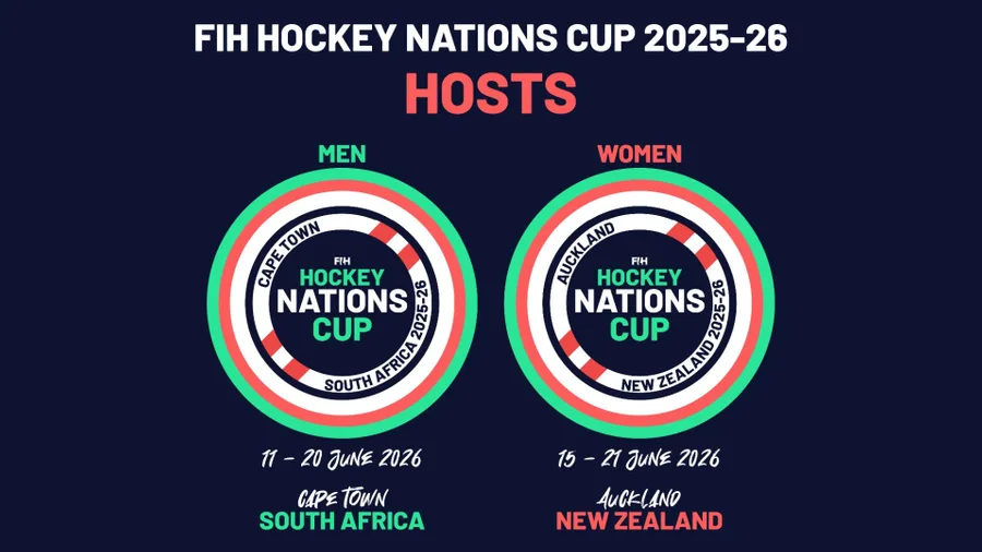 New Zealand and South Africa to host FIH Hockey Nations Cup 2025-26