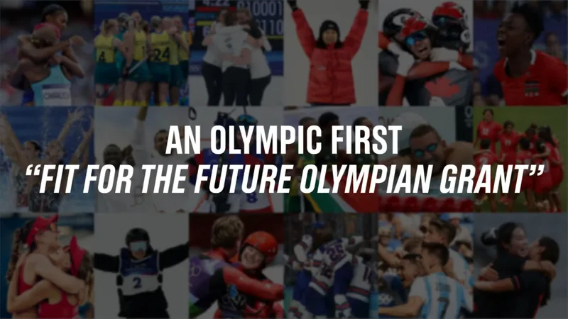 An Olympic first: IOC to set up “Fit for the Future Olympian Grant”